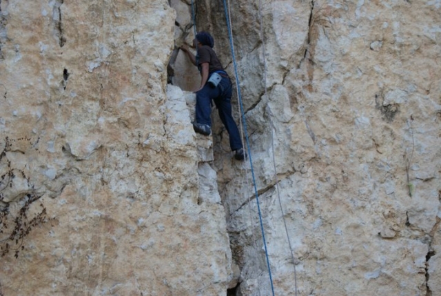 Escalada en grieta